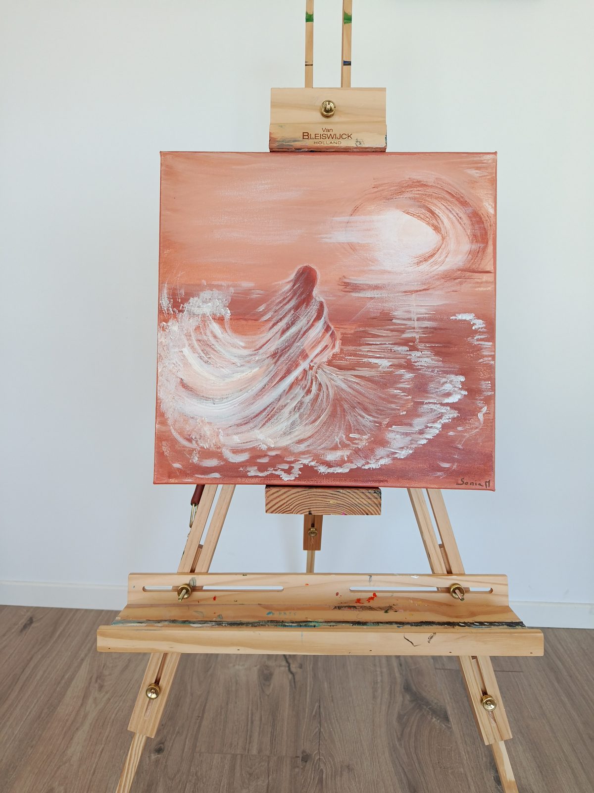 Vers la lumière, tableau original de Sonia